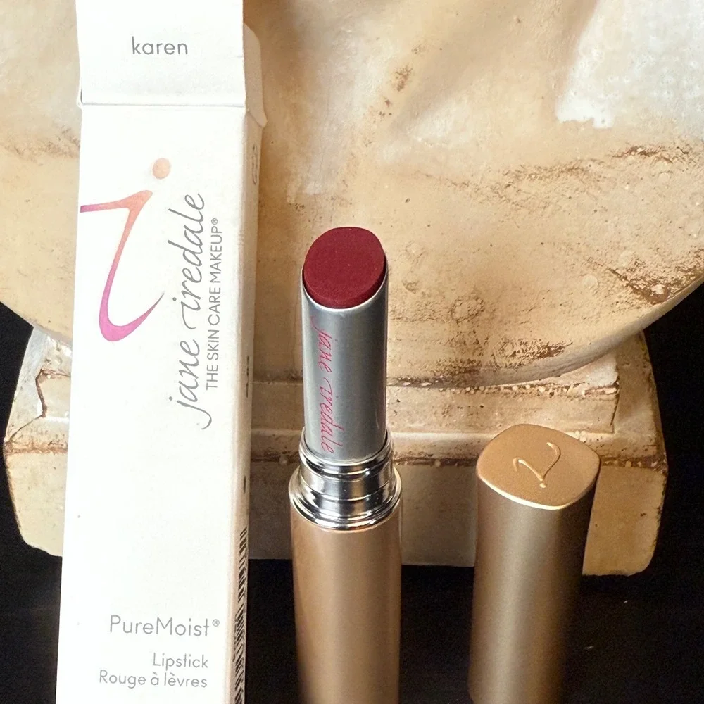 Jane Iredale PureMoist Lipstick Karen Mineral‎ Makeup New in Box 0.1oz